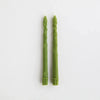 Beeswax Asparagus Taper Candles