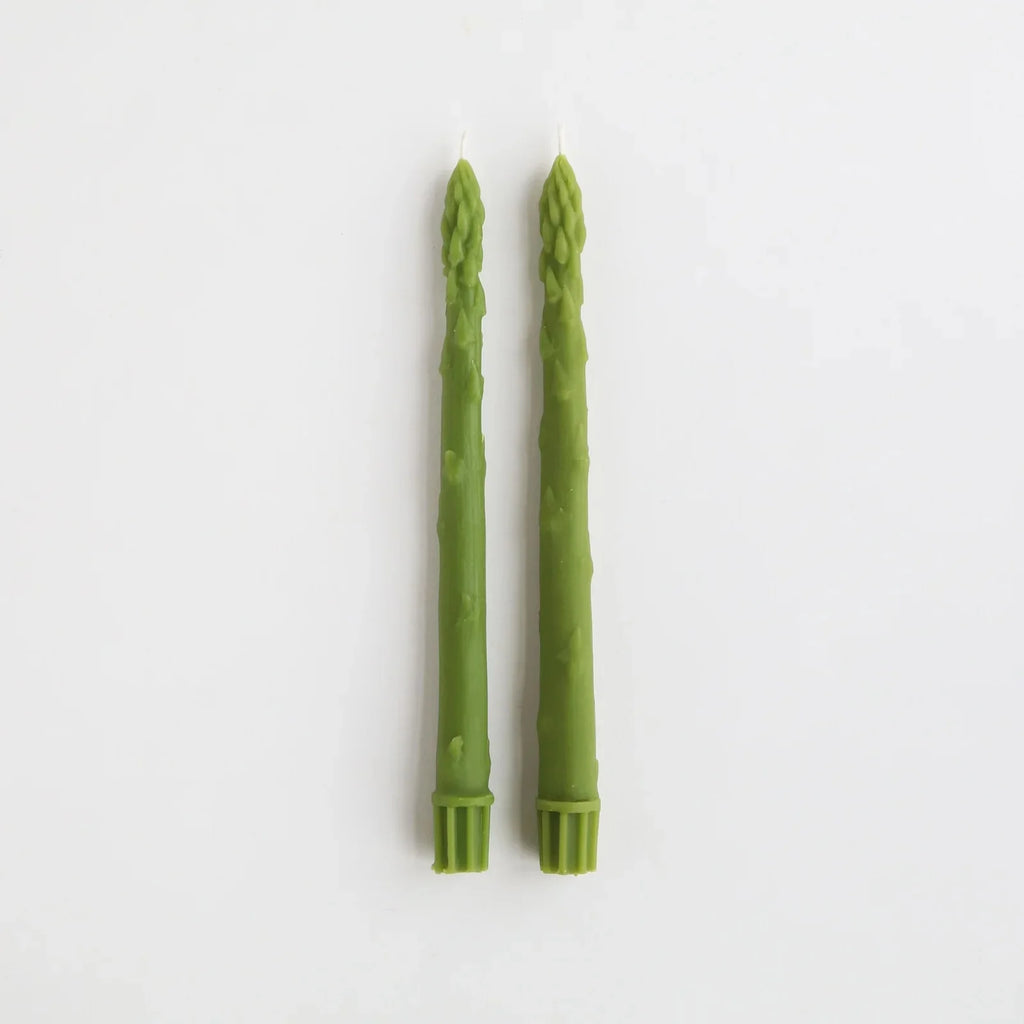 Beeswax Asparagus Taper Candles