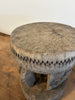 Antique Mali Round Stool, Mini