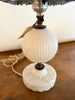 Antique Milk Glass Lamp