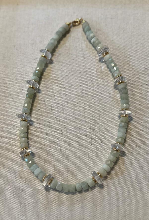 Aventurine & Quartz Necklace