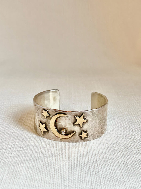 Celestial Silver Cuff