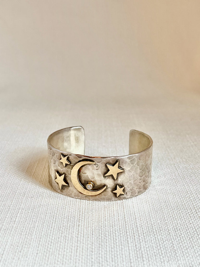 Celestial Silver Cuff