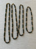 Evergreen Vintage Czech Glass Necklace - Long