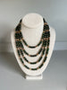 Evergreen Vintage Czech Glass Necklace - Short
