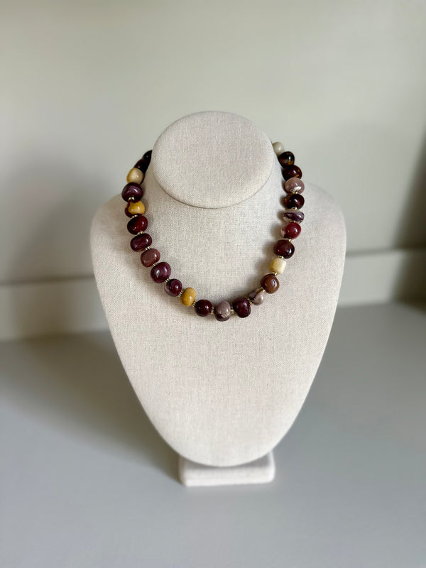 Mookaite Nugget Necklace