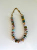 Ocean Jasper & Brass Chain Necklace