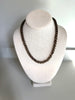 Smoke Czech Glass Necklace