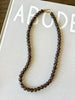 Smoke Czech Glass Necklace