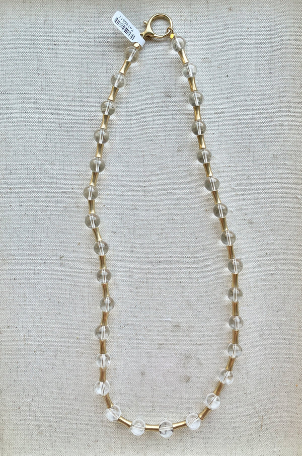 Clear Quartz Necklace, Long