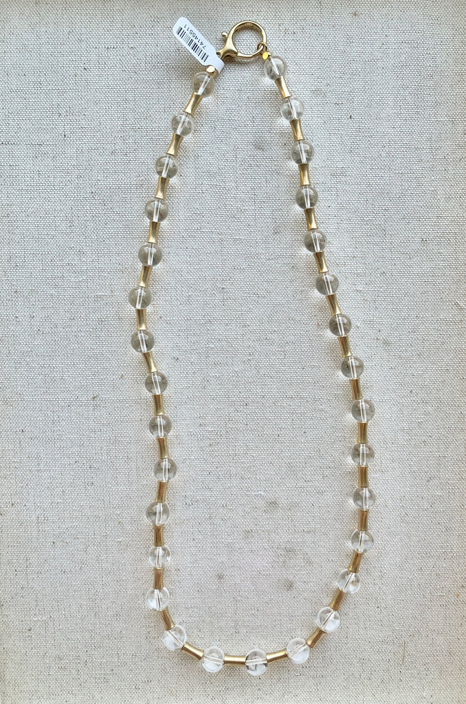 Clear Quartz Necklace, Long