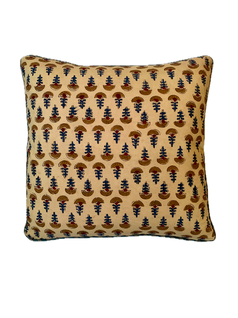 Block Print Pillow | Clay