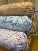Hand-Marbled Linen Bolster
