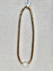 Antique Brass with Clear Quartz Focal Necklace