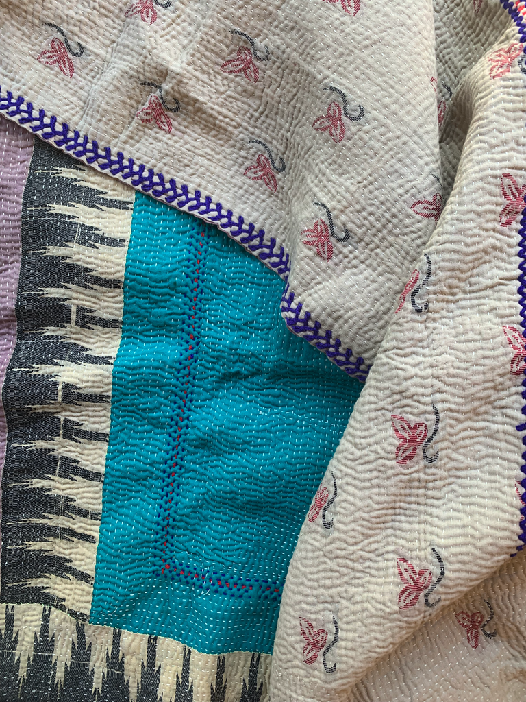 Vintage Kantha Quilt | Bridger