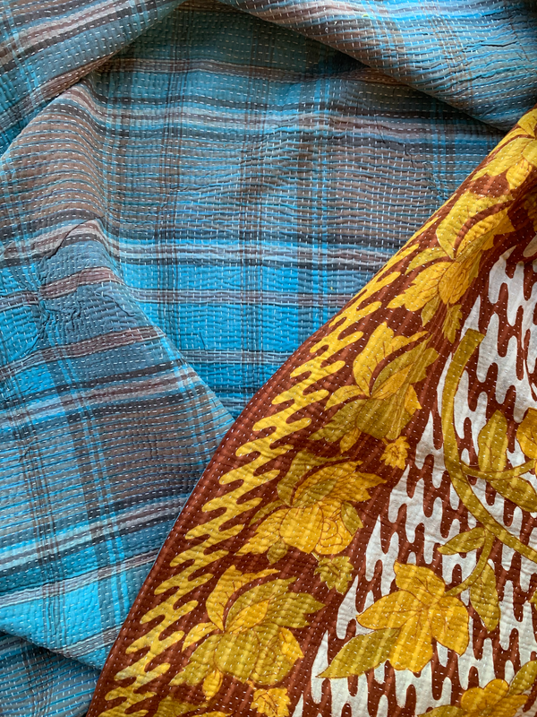 Vintage Kantha Quilt | Hamilton