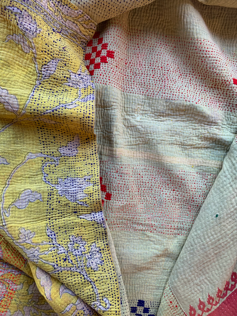 Vintage Kantha Quilt | Sheridan