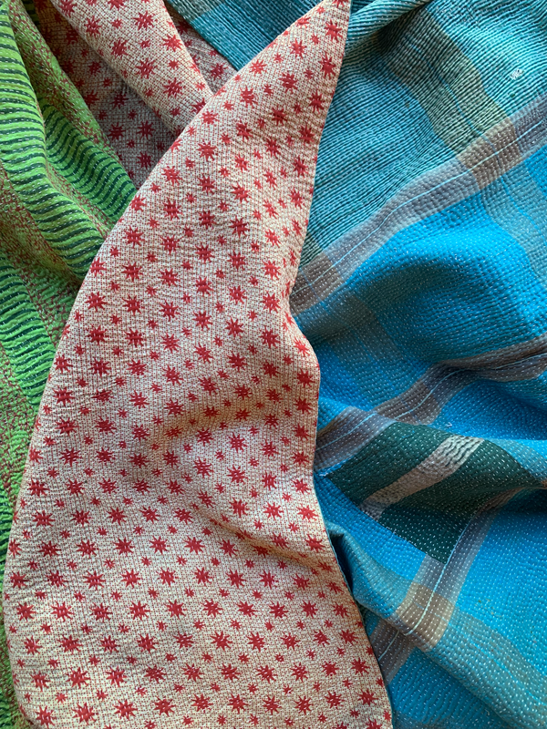 Vintage Kantha Quilt | Bozeman