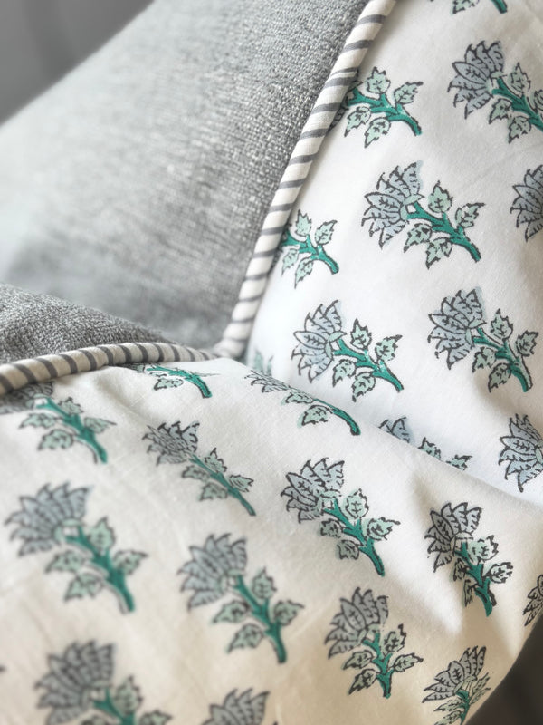Block Print Pillow | Champignon