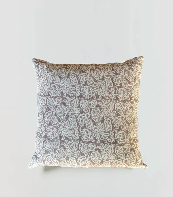 Block Print Linen Pillow | Laffite