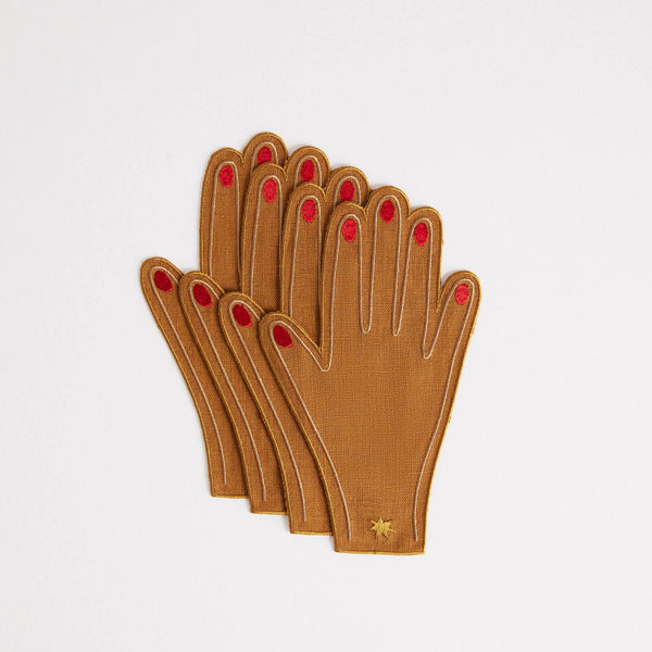 Hand Cocktail Napkins