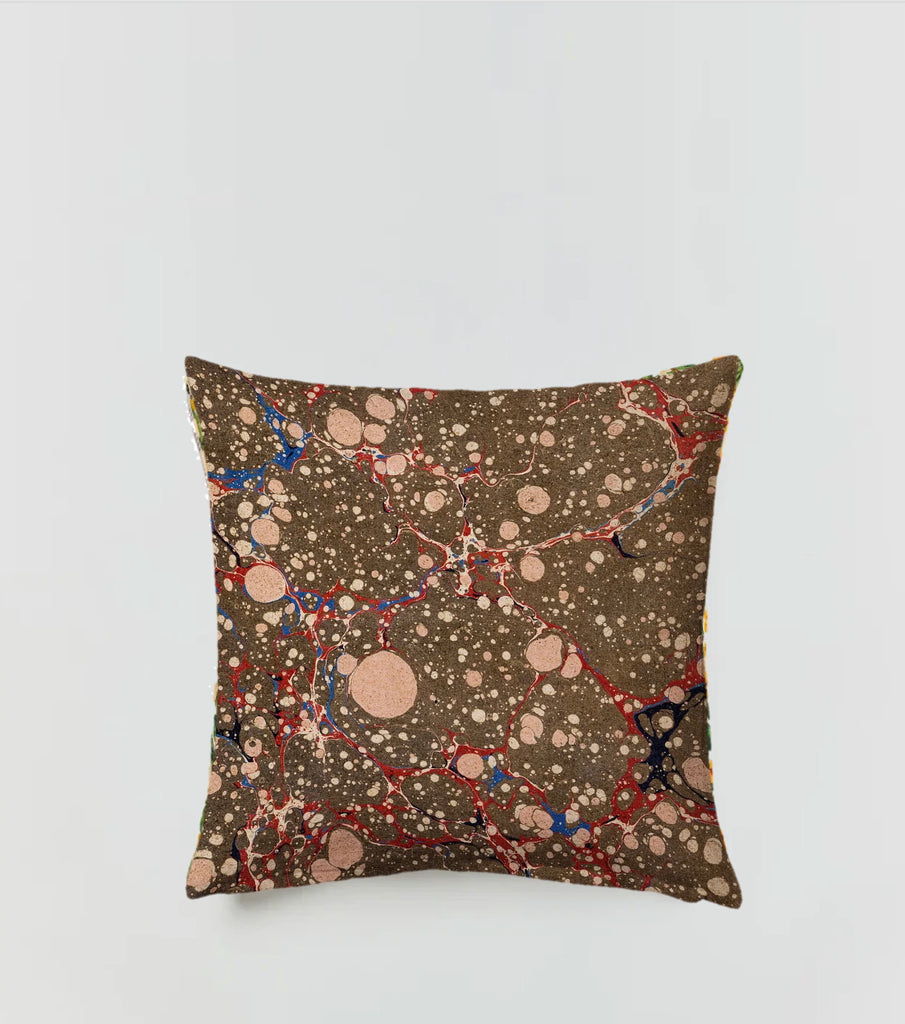 Vienna Marbled Linen Pillow