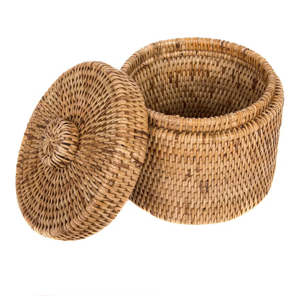Rattan Canister