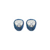 Really Mini Sole Earrings | Navy