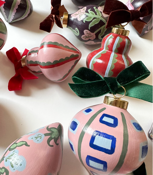 Hand-Painted Ceramic Ornament