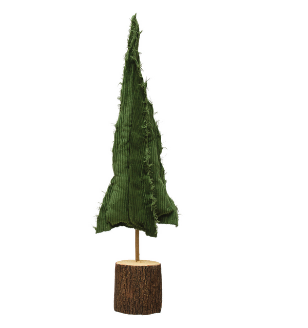 Fabric Corduroy Tree