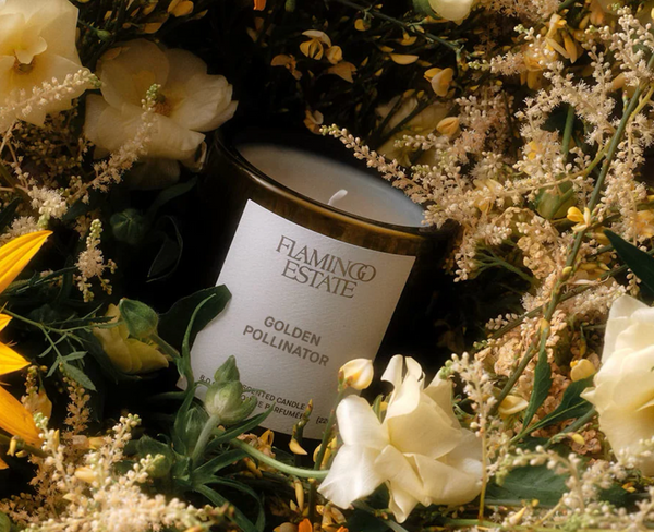 Golden Pollinator Candle