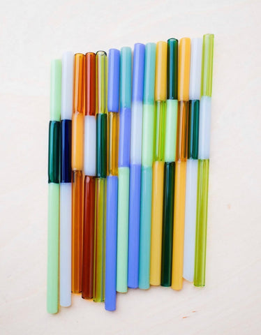 Colorblock Straw