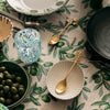 Olive Linen Tablecloth