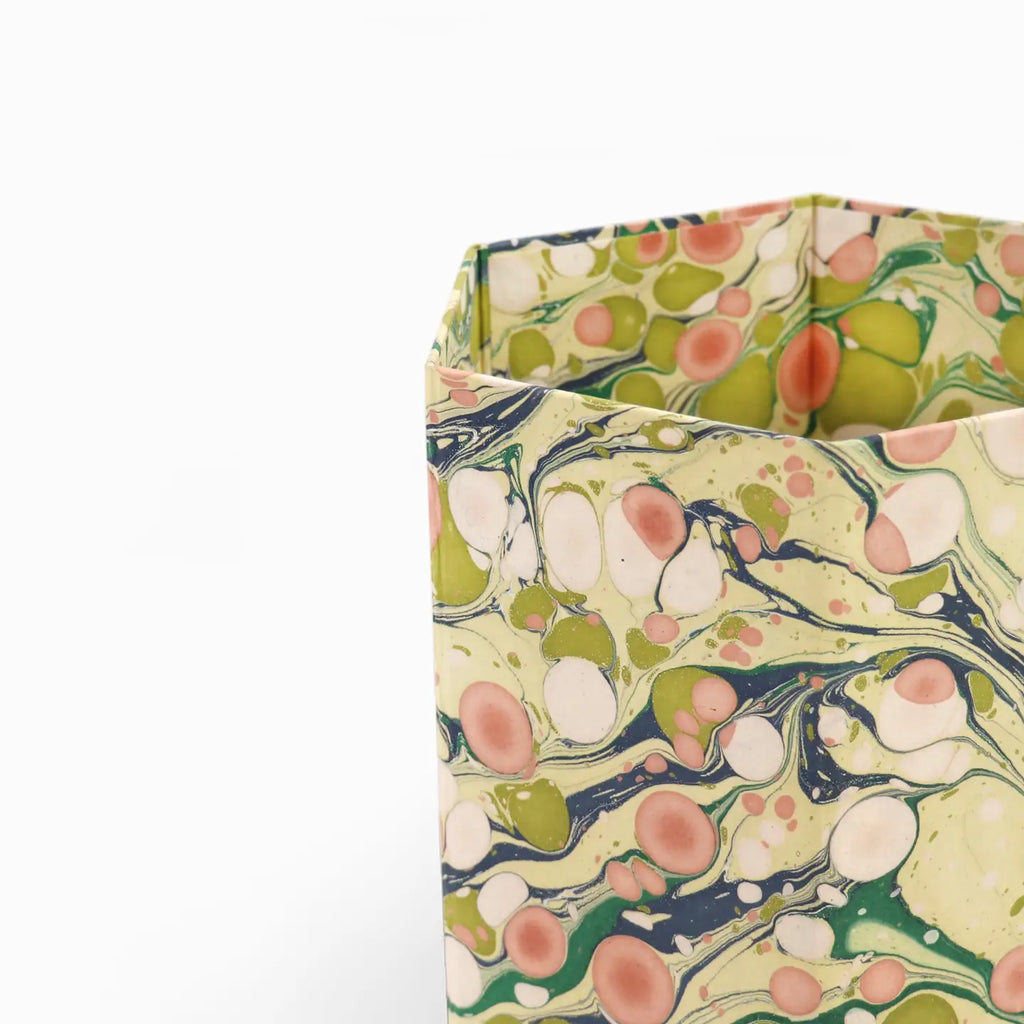 Hand-Printed Basket Bin