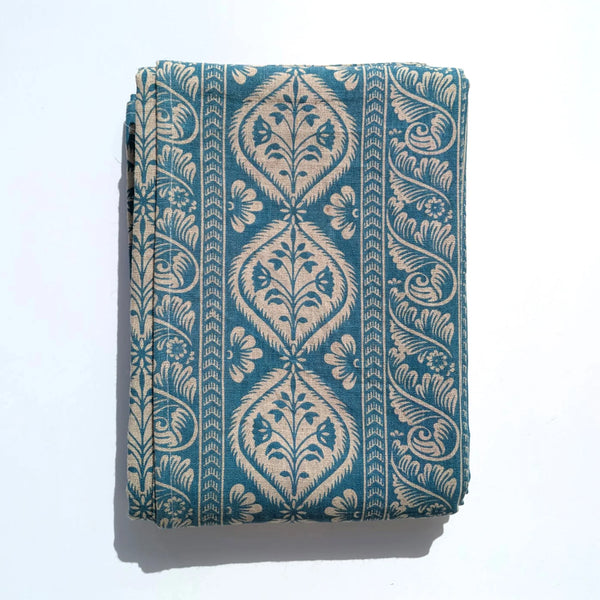Heritage Linen Tablecloth | Azure