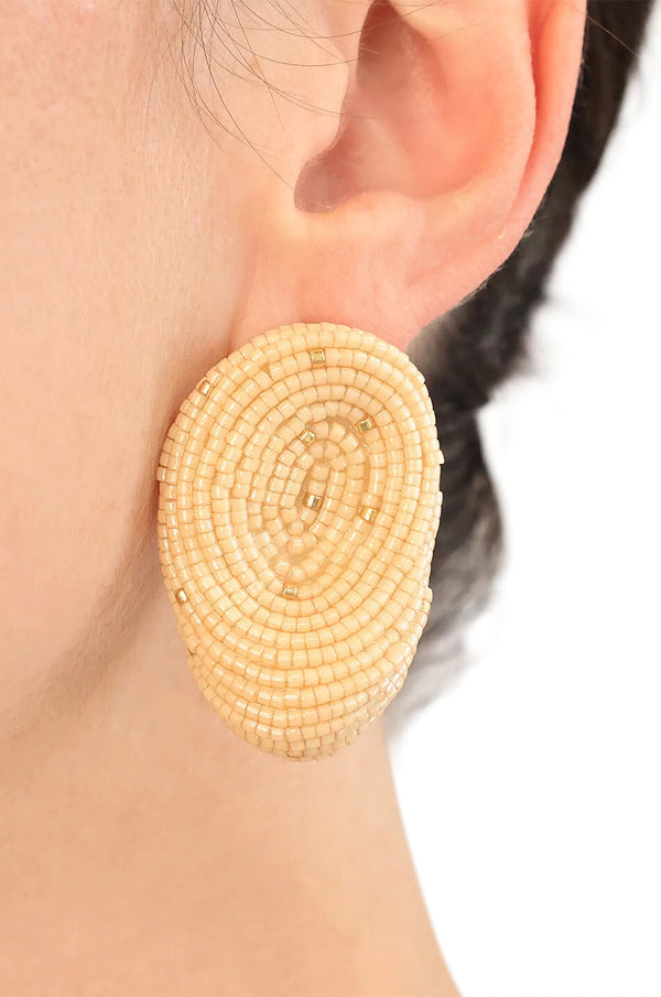 Nulli Earrings | Cream