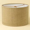 Stripe Block Printed Drum Shade