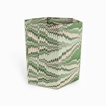 Hand-Printed Basket Bin