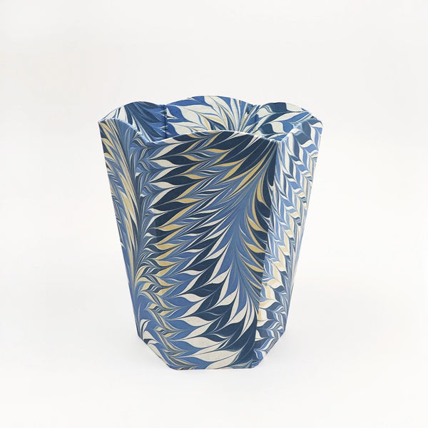 Hand-Printed Scallop Basket