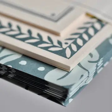 Notecard & Envelope Set | Duck Egg Vine