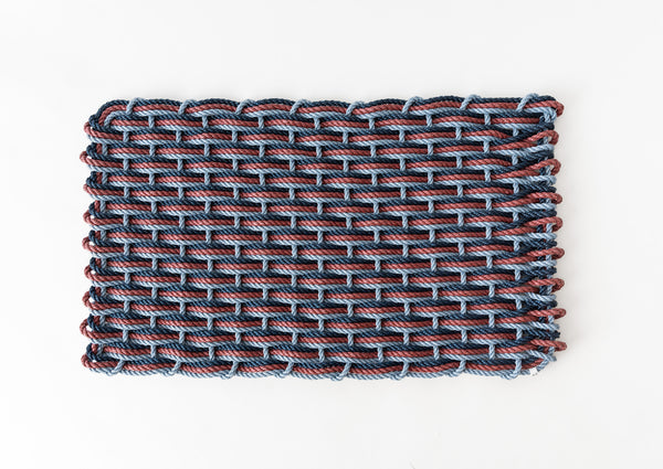 Glacier/Pom/Navy Rope Doormat