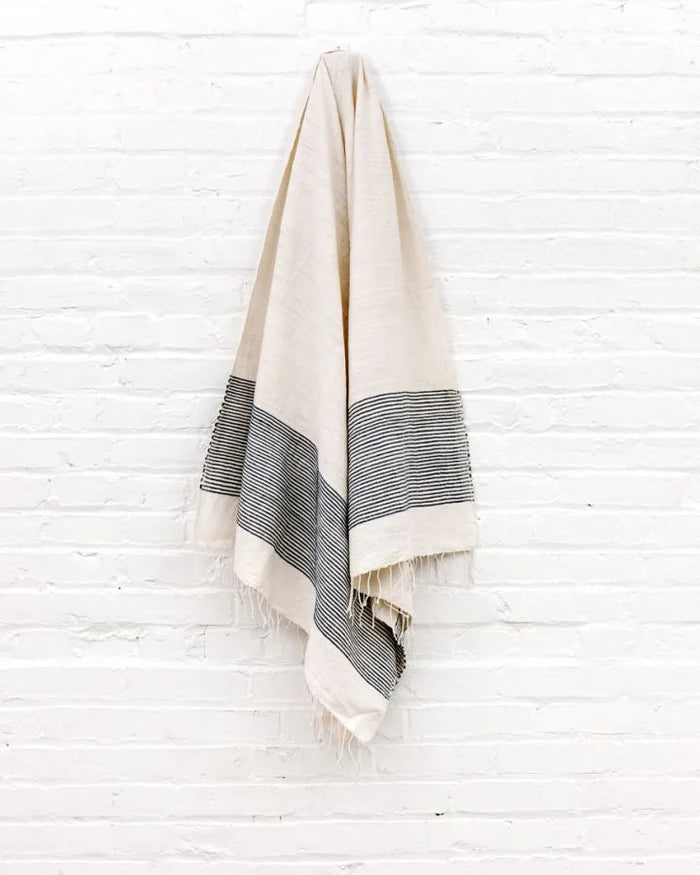 Rivi Cotton Towel | Navy