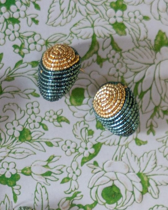 Mini Maurita Earrings | Teal