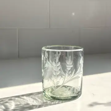 Hand-Etched Glass