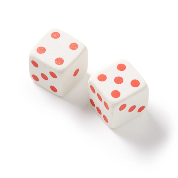 Giant Dice Erasers