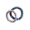 Glass Krobo Bead Bracelet