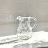 Petite Etched Glass Pitcher