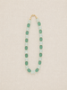 Carved Aventurine & Sea Glass Necklace
