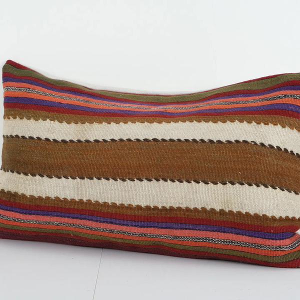 Vintage Anatolian Kilim Lumbar
