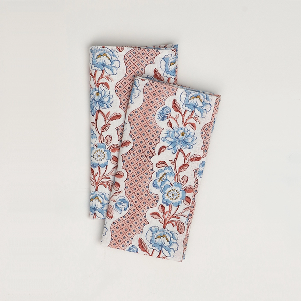 Pair of Linen Napkins | Blooming Trellis